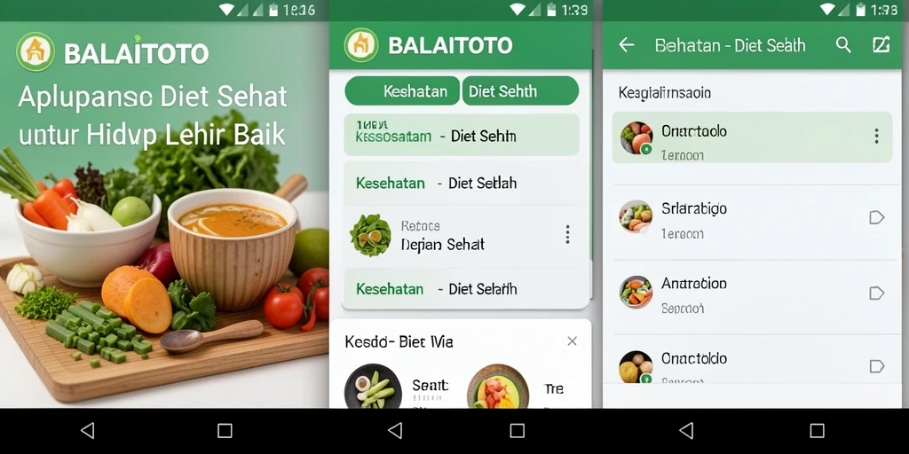 Antarmuka pengguna BALAITOTO yang intuitif dan menarik.