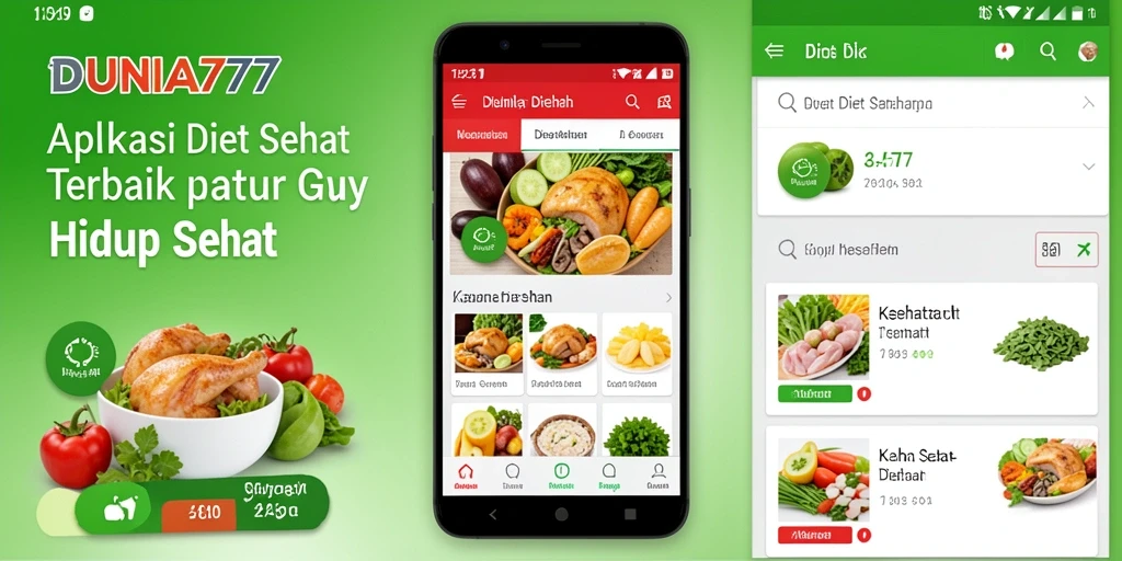 Tampilan antarmuka DUNIA777 yang intuitif dan menarik untuk diet sehat.