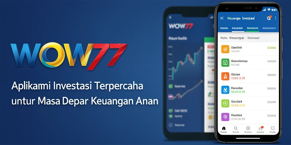 Tampilan antarmuka WOW77 yang modern dan fungsional untuk investasi.