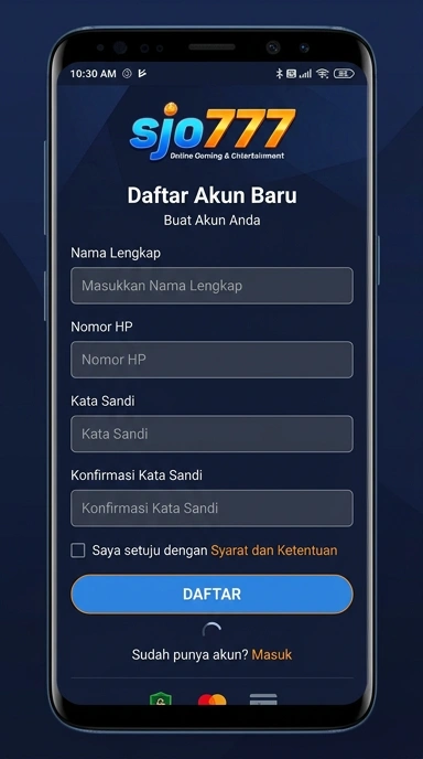 Panduan Registrasi Akun sjo777 untuk Pengguna Android