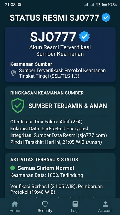 Kanal Resmi sjo777 untuk Pengguna Android di Indonesia