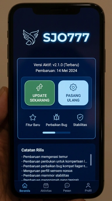 Riwayat Versi sjo777 untuk Pengguna Android